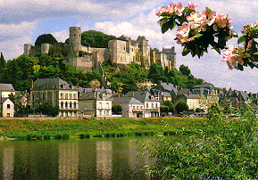 Chateau across Vienne at Chinon